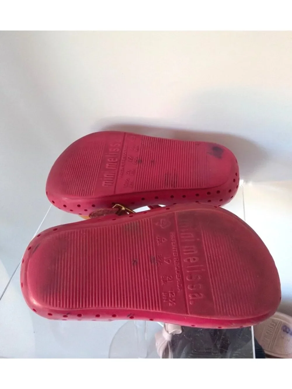Mini Melissa Toddler Shoes Bundle Size 5 & 6 Lot of 4 Pairs (4162)